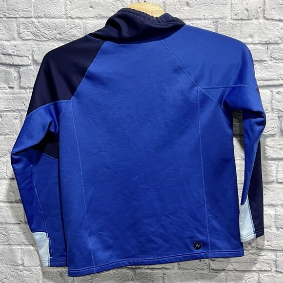 Marmot Men Gibbs Ski Top Colorblock Long Sleeve Pullover Fleece Sweater Sz Large - Picture 3 of 9